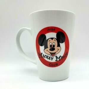 Mickey Mouse Club Coffee Mug 1956 Reproduction Ceramic Disney